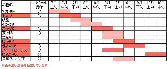 品種/年