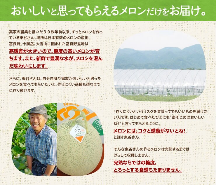 メロンの恋人 富良野メロン ｜ Oisix産直おとりよせ市場