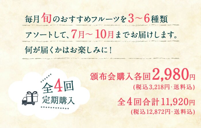うきうきフルーツ頒布会