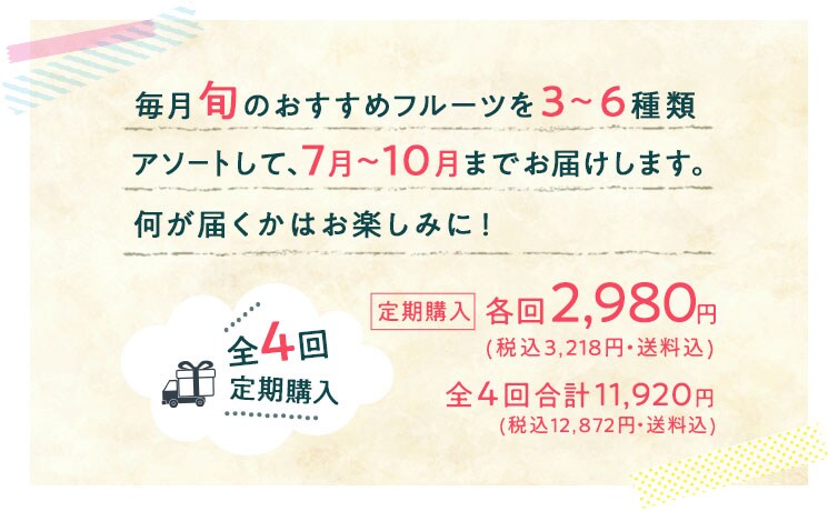 うきうきフルーツ頒布会