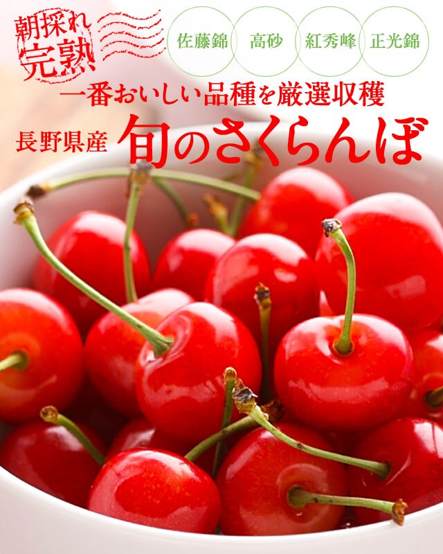 長野県産 旬のさくらんぼ oisix産直おとりよせ市場