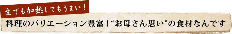 いろいろな料理に使える優れもの!