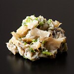 鮑と磯貝の山葵漬け