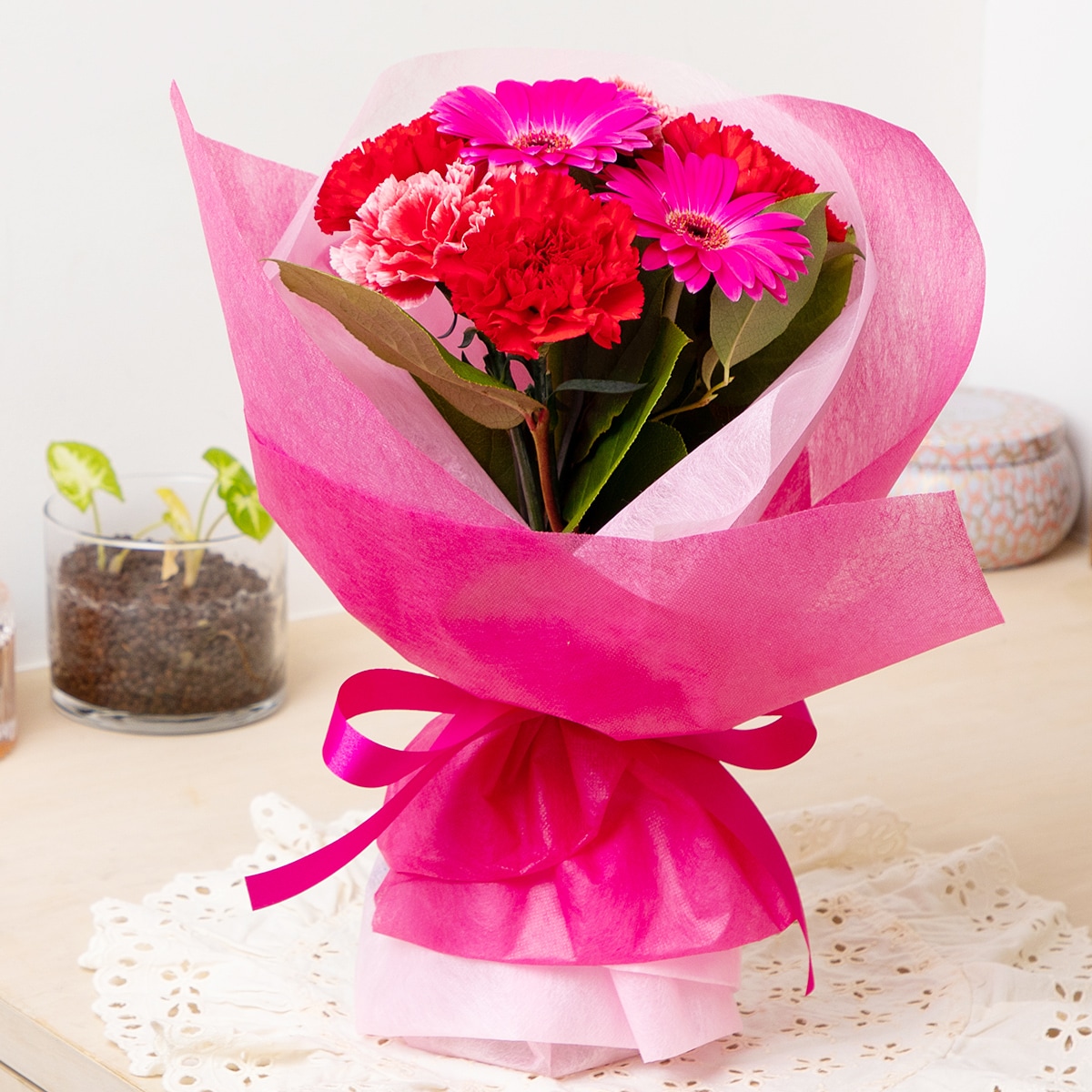 「麗し」スタンディングブーケ エレガントピンク | 2019年 Oisix母の日ギフト特集 「麗し」スタンディングブーケ エレガントピンク | 2019年 Oisix母の日ギフト特集