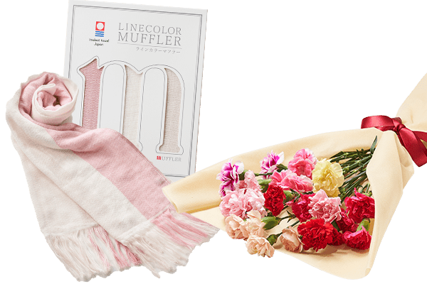 今治タオル コットン100 ラインカラーマフラー 22年 Oisix母の日ギフト特集