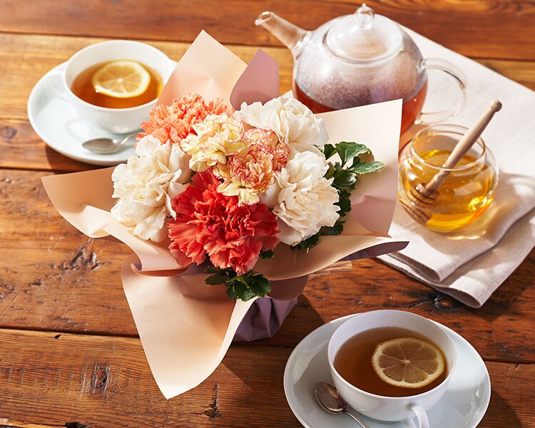 スタンディングブーケ シトラスオレンジ ｜ 2025年 Oisix母の日ギフト特集