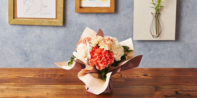 スタンディングブーケ シトラスオレンジ ｜ 2025年 Oisix母の日ギフト特集