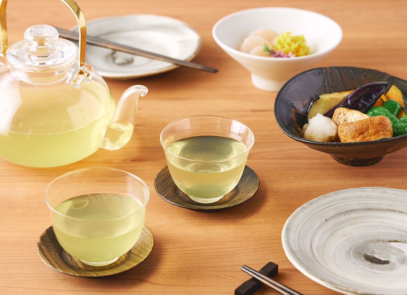 水出し専用有機玄米茶「88」 と日本酒セット|安福又四郎商店|【公式