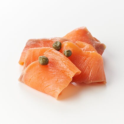 スモークサーモンケッパー添え