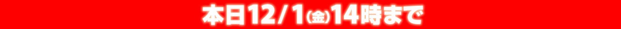 BLACK FRIDAY期間 明日14時まで