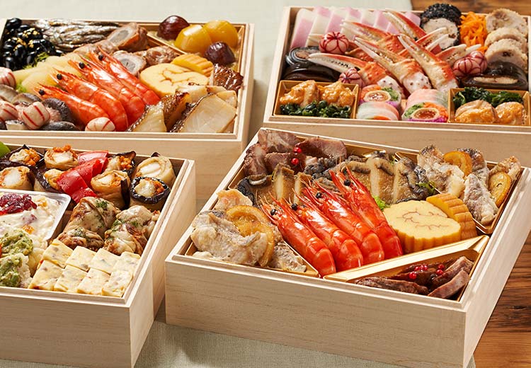 和洋折衷四段重「盛福」 ｜ おせちの通販ならOisix（おいしっくす）