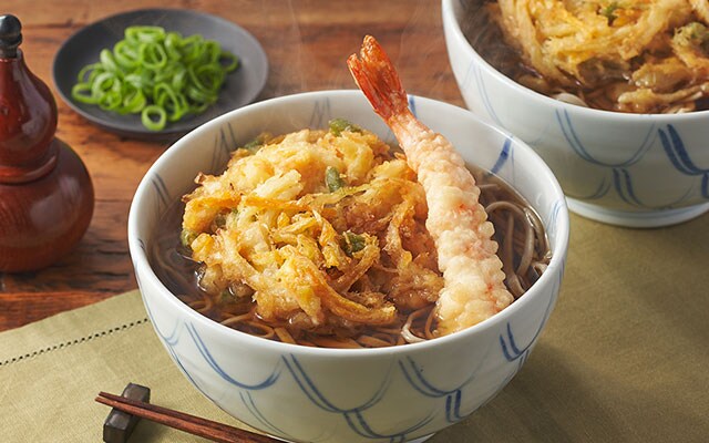 石臼挽き二八そば&えび天と野菜かき揚げ セット ｜ おせちの通販なら