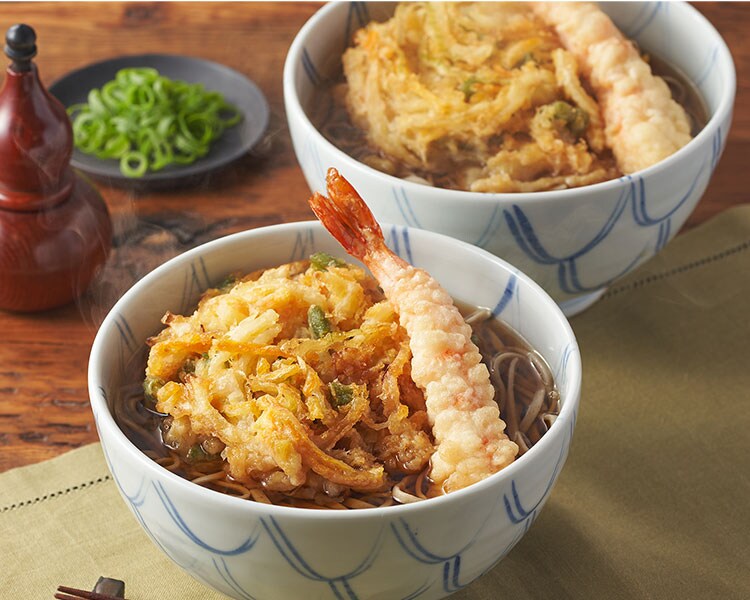 石臼挽き二八そば&えび天と野菜かき揚げ セット ｜ おせちの通販なら