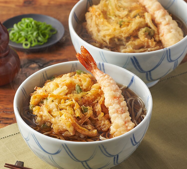 石臼挽き二八そば&えび天と野菜かき揚げ セット ｜ おせちの通販なら