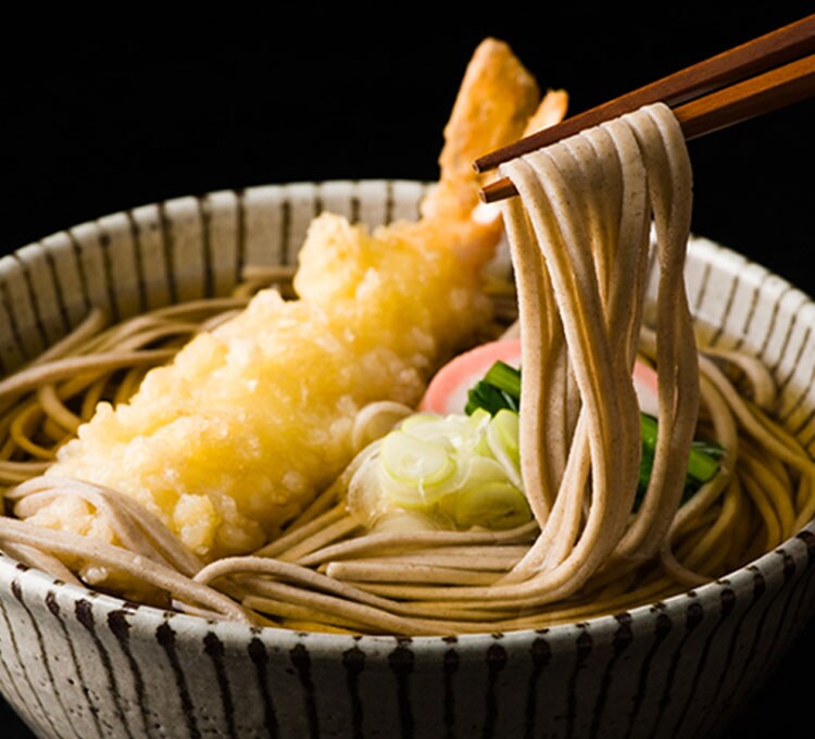石臼挽き二八そば&えび天と野菜かき揚げ セット ｜ おせちの通販