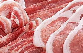 写真：館ヶ森高原豚 ロース肉＜とんかつ用＞（クール）
