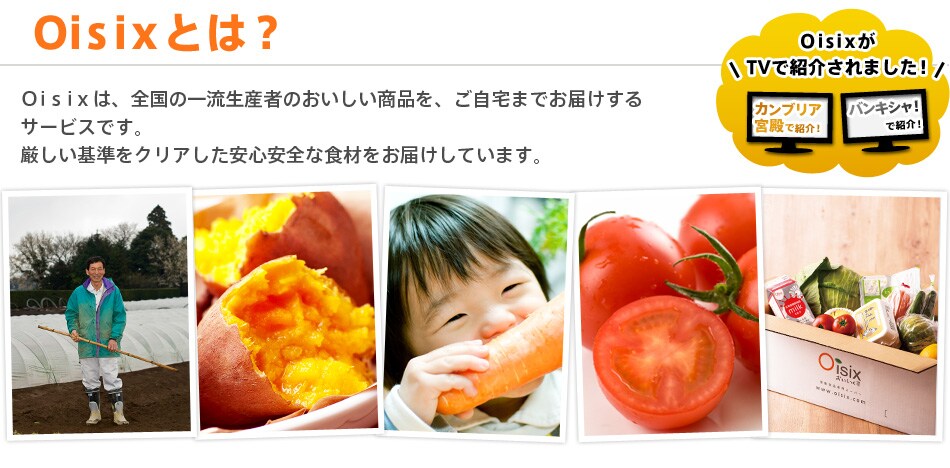 ｏｉｓｉｘのおためしセット 有機野菜などの安全食材宅配 ｏｉｓｉｘ おいしっくす