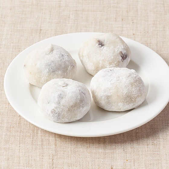 みやこがね米 ひとくち塩豆大福4個(つぶあん)