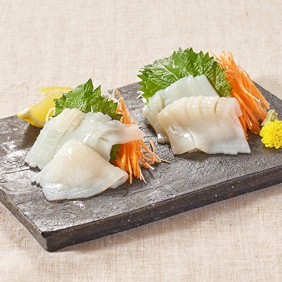 豊洲目利き人厳選]若潮丸するめいか刺身(肝味噌付)|有機野菜