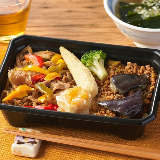 【パッとOisix】中華弁当（チンジャオ・麻婆）