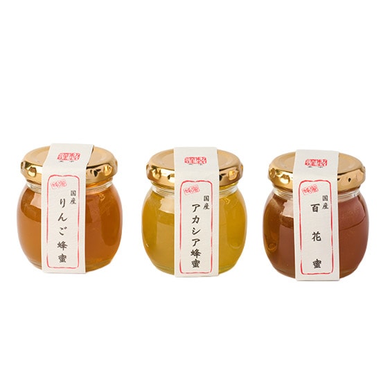 予約]はちみつ3種セット(アカシア・りんご・百花蜜)|有機野菜 通販