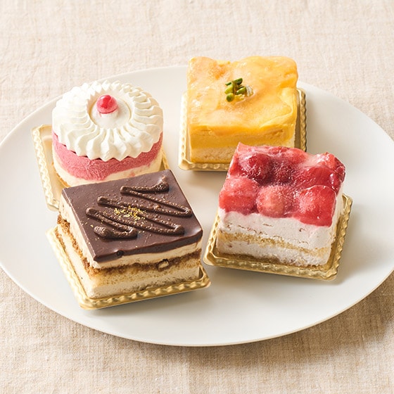 【予約】カラフル4種のアソートケーキ