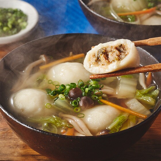 野沢菜茶漬け二個・杵付き餅他