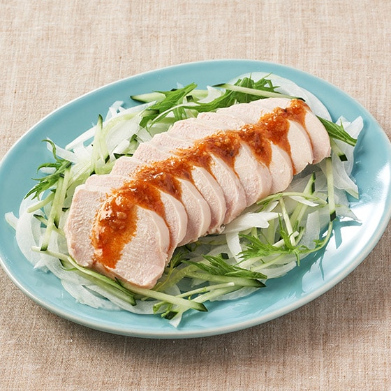 野菜と一緒に!国産鶏の旨辛よだれ鶏セット|有機野菜 通販 野菜と一緒に!国産鶏の旨辛よだれ鶏セット|有機野菜 通販