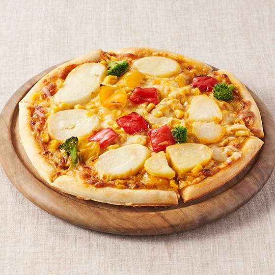 【予約】5種の彩り野菜のマイルドカレーピザ