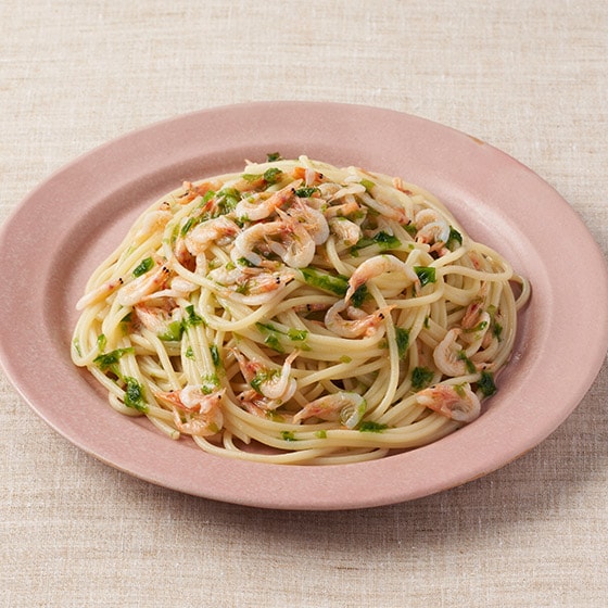 桜えびとあおさの贅沢ペペロンチーノ|有機野菜 通販 Oisix