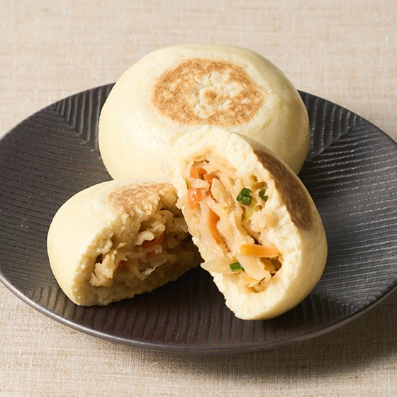 具がたっぷり！信州おやき 2個入（ねぎ入切干し大根）|有機野菜