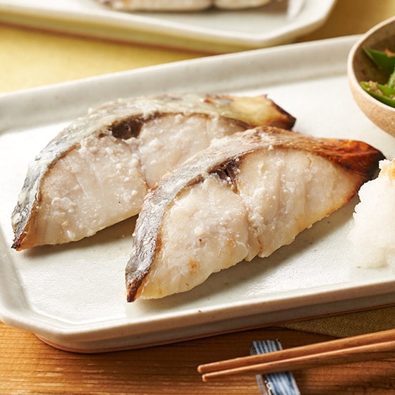 小さめでお手軽!レンチン銀ひらすの柚子塩麹焼き(2切)