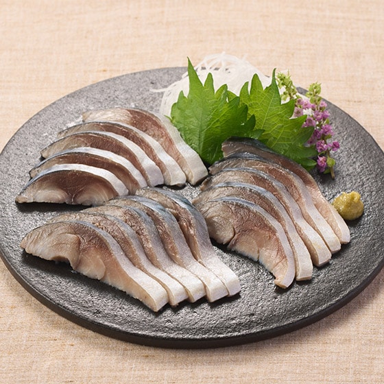 脂の旨味を感じる 国産〆鯖フィーレ