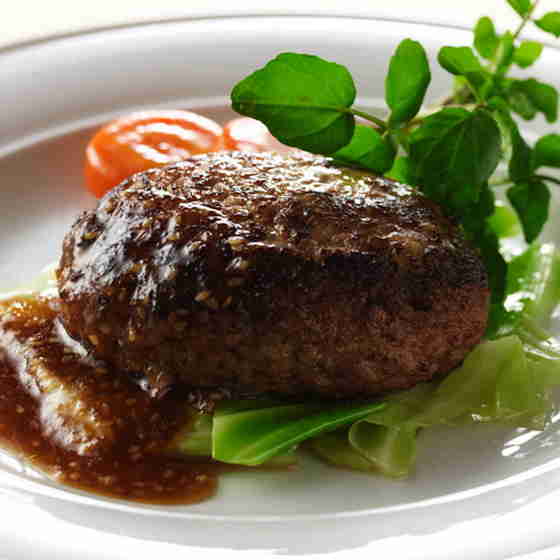 湯せんでどうぞ　平牧三元豚ハンバーグ