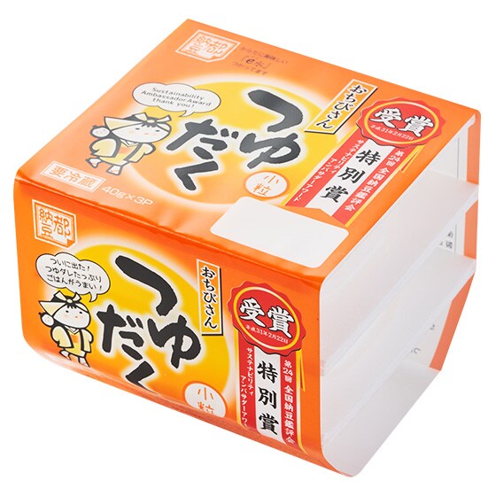小粒 お客さまの声から誕生 つゆだく納豆 40g 3p 有機野菜 通販 ｏｉｓｉｘ おいしっくす
