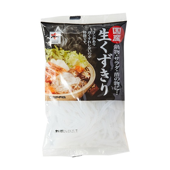 賞味期限6/18】お鍋にどうぞ 国産 生くずきり|有機野菜 通販