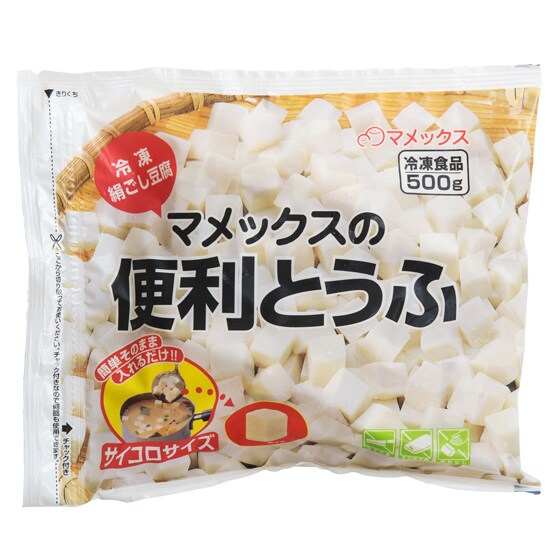 凍ったままお鍋にポン　冷凍サイコロとうふ 500g