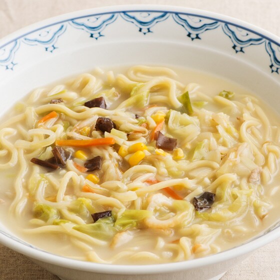 お鍋ひとつで簡単　国産小麦のチャンポン