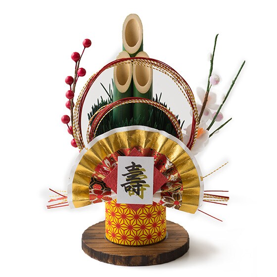 NEKOMI 【予約販売】１対70㎝玄関飾り 木箱門松 お正月飾り 人気 縁起のいい迎春門松 (１対 高さ約７０cm門松木箱)