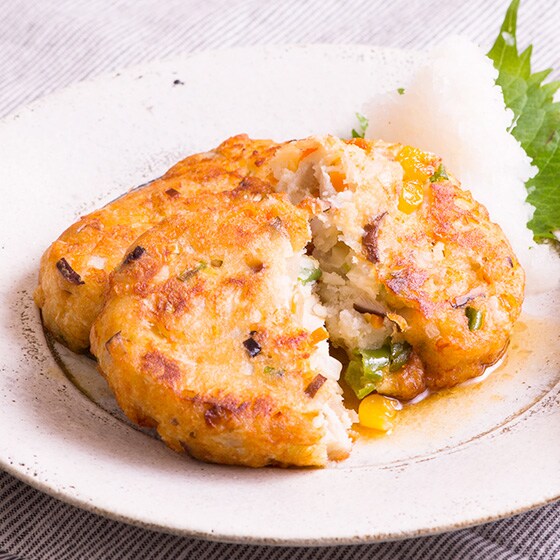 子どもパクパク 8種野菜のふんわり豆腐ハンバーグ オイシックス公式