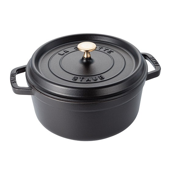 Amazon.co.jp: staub ピコ・ココット ラウンド 24cm シナモン IH