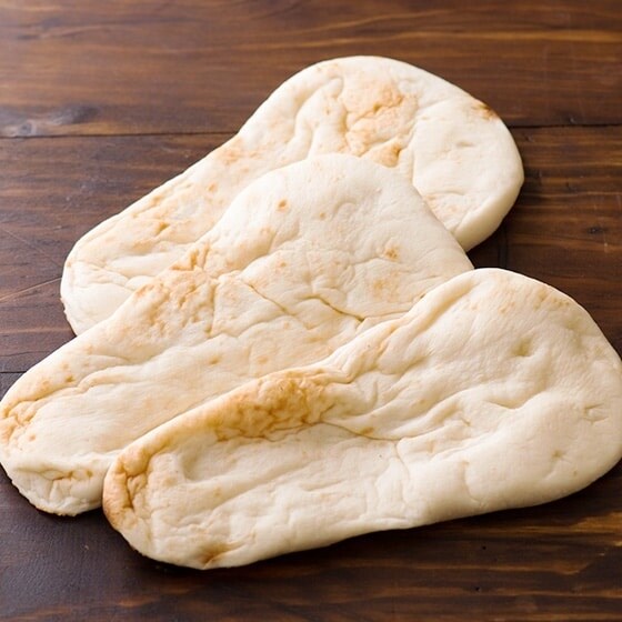 【ショートニング不使用】もっちり！ナン（プレーン）