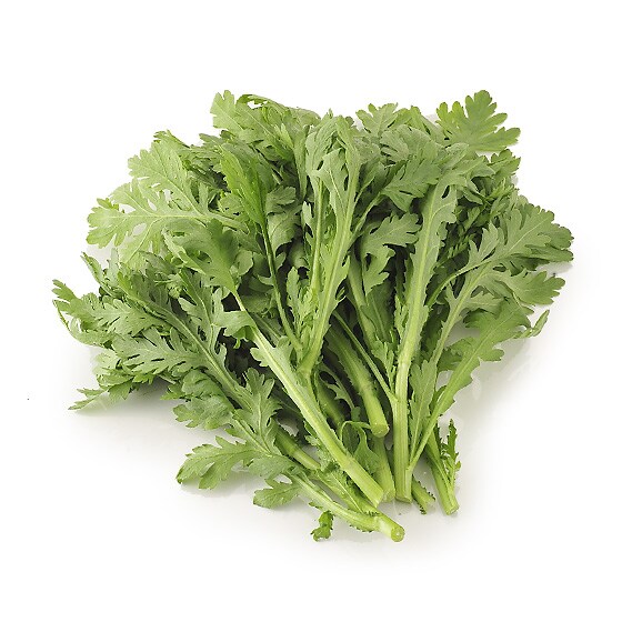 サラダでも食べられる 春菊 群馬県産 内田さん他 有機野菜 通販 ｏｉｓｉｘ おいしっくす