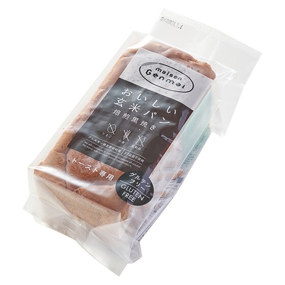 グルテンフリー 焼くとカリっもちっ黒焼き玄米パン 有機野菜 通販 ｏｉｓｉｘ おいしっくす