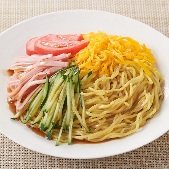 楽天市場】無添加ベジ冷し中華(しょうゆだれ)生麺冷蔵 302g(うち