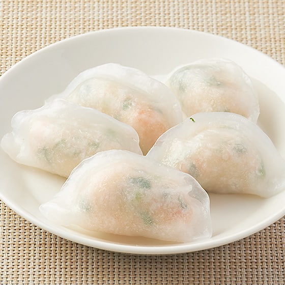 職人手包み　もっちりえびニラ蒸し餃子