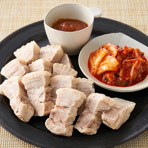 ポッサムセット 韓国風蒸し豚 キムチ 旨辛だれ付 オイシックス公式