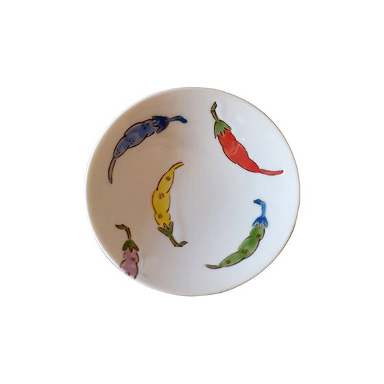 三寸小皿 9.2cm からし