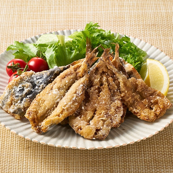 フライパンで揚げ焼き 小いわし竜田揚げ 有機野菜 通販 ｏｉｓｉｘ おいしっくす