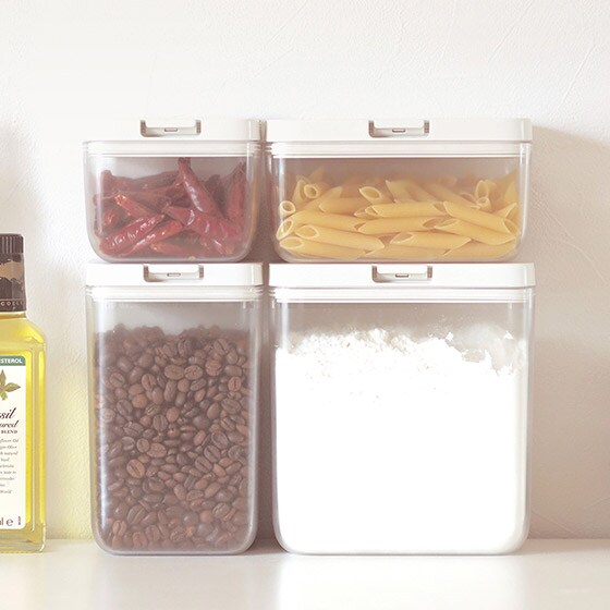 ほぼ未使用✨️OoBLE ステンレス完全密閉保存容器 ホワイト 5L